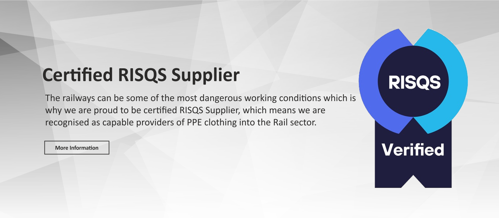 Certified RISQS Supplier